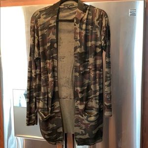 Sanctuary camo cardigan